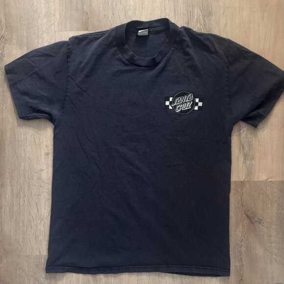 Vtg Y2K Santa Cruz Skateboards Dot Logo Faded T-Shirt - $40 - Picture 1 of 3
